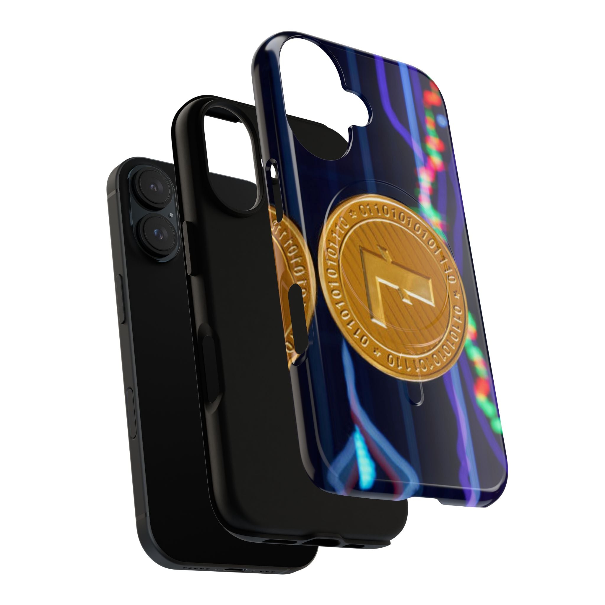 Litecoin Crypto Coin Phone Case | Tough Magnetic Case, Blockchain Design