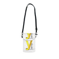 Yellow Letter Y Illustration Small Cell Phone Wallet | Initial Monogram