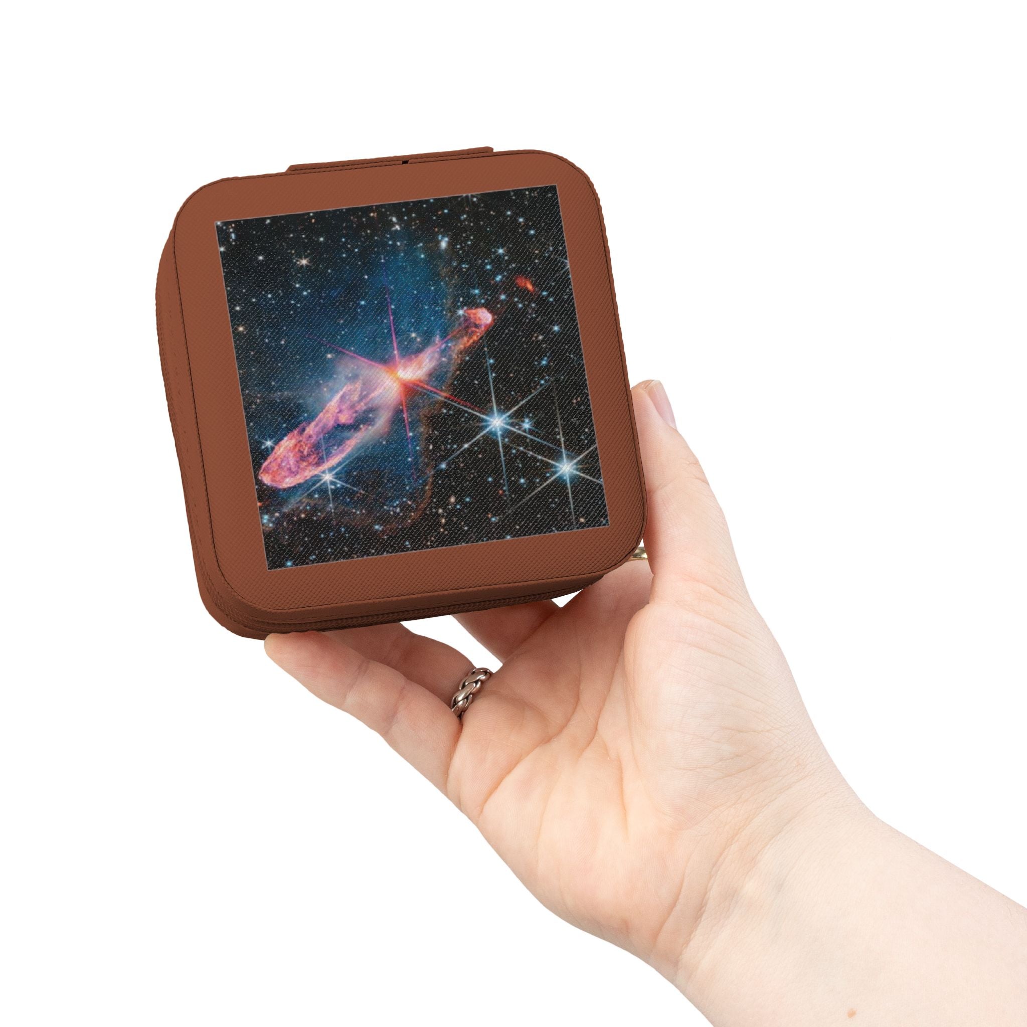 Étui de voyage pour bijoux Galaxie Nébuleuse | Organisateur compact et portable