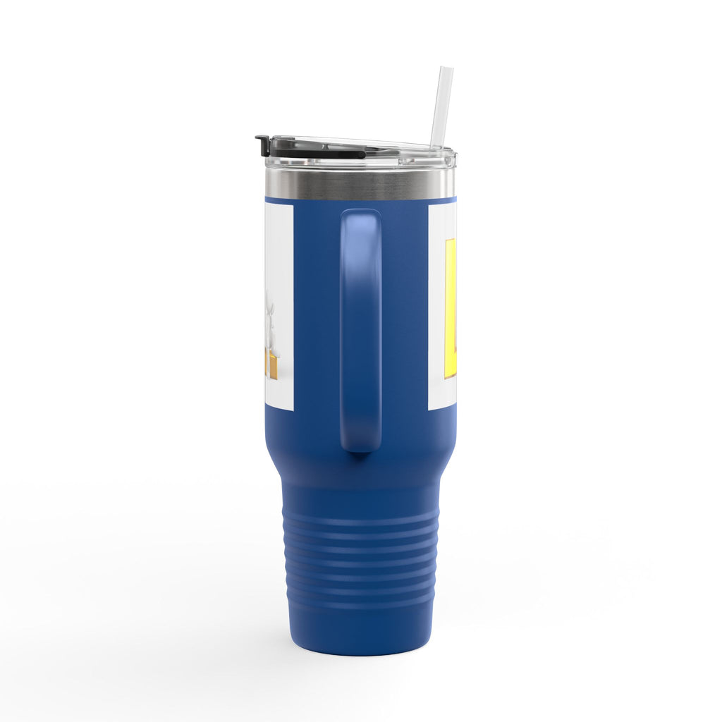Gold Letter L Monogram Travel Mug | 40oz Insulated Tumbler