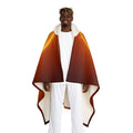 Solar Eclipse Hooded Blanket | Sherpa Fleece Cloak, Space Nebula