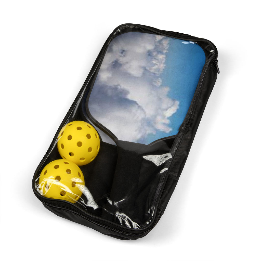 Blue Sky Clouds Pickleball Paddle Set | Pickleball Kit