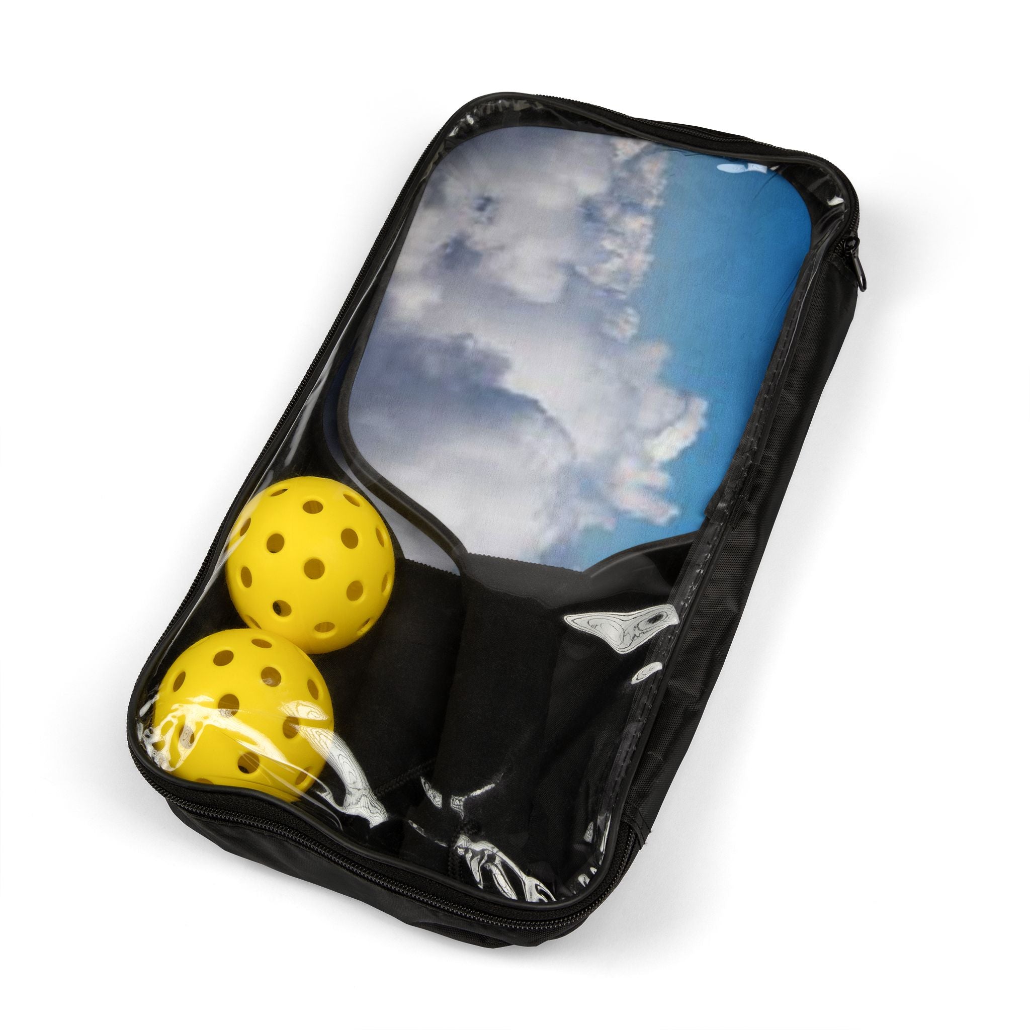 Blue Sky Clouds Pickleball Paddle Set | Pickleball Kit