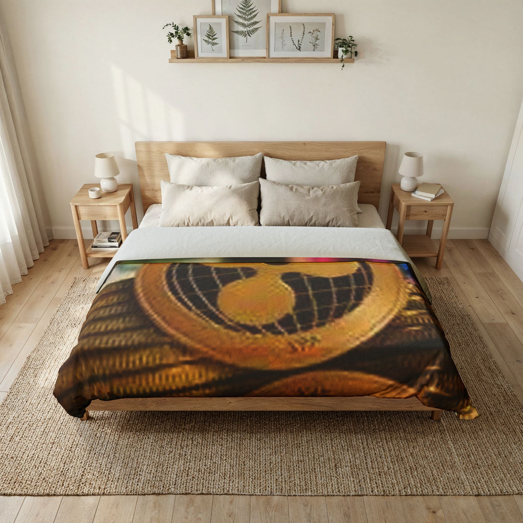 Ripple Crypto Coin duvet cover | XRP digital currency bed decor