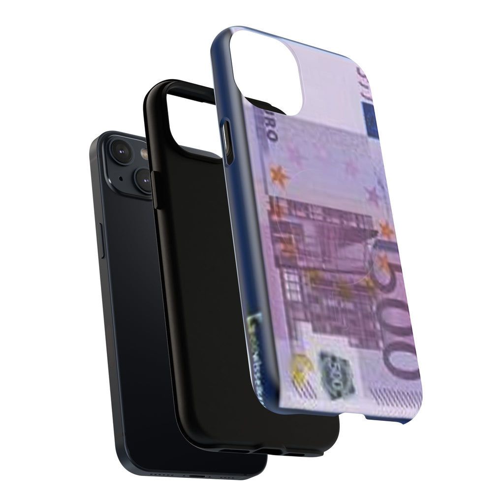 500 Euro Banknote Phone Case | Tough Magnetic Case, Money Print iPhone Cover
