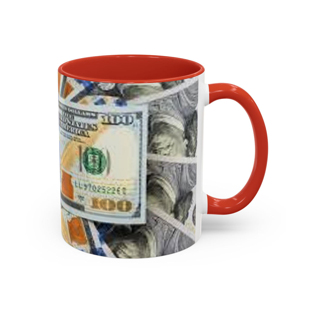 Hundred Dollar Bills Mug | Accent Coffee Mug