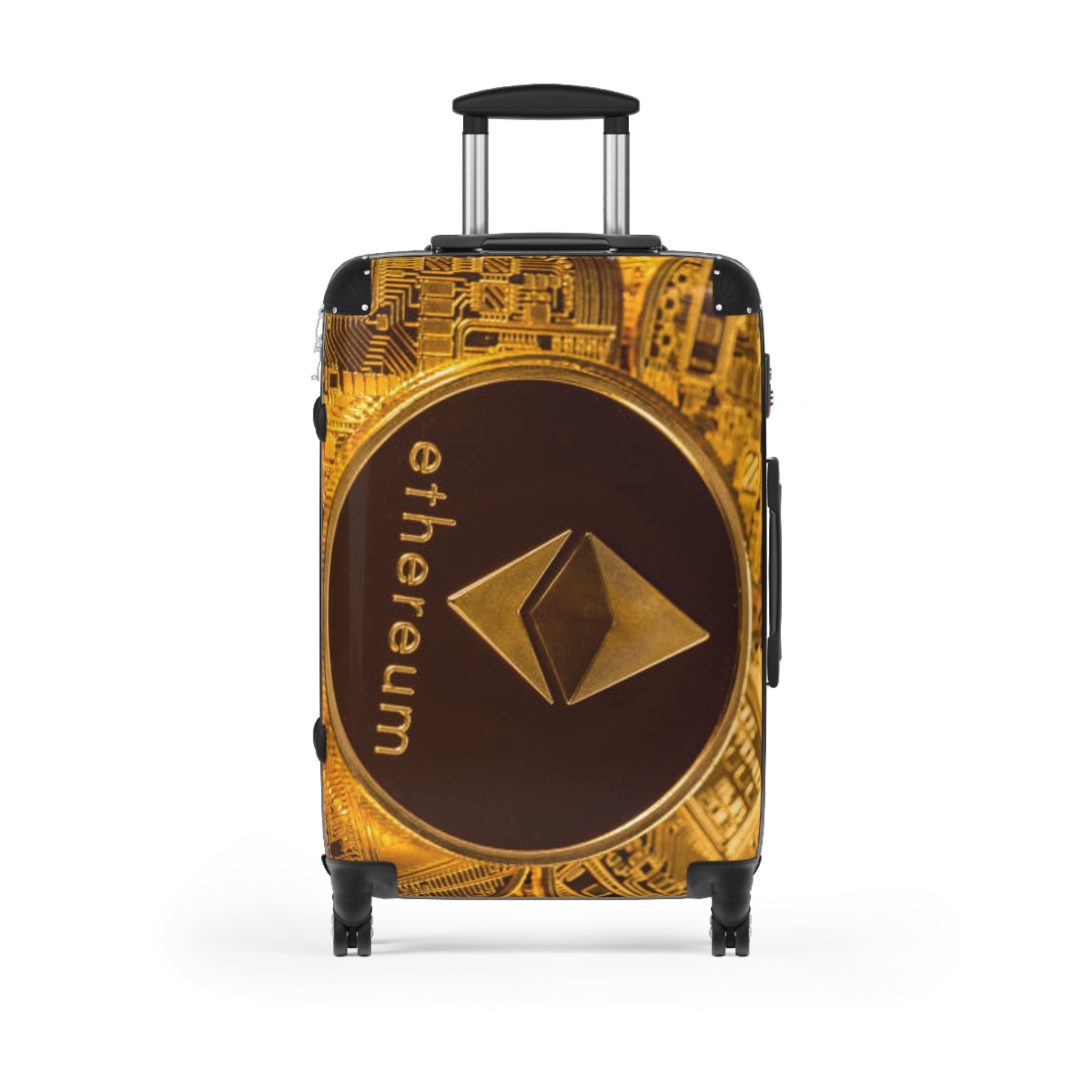 Valise de pièce Ethereum | Bagage de voyage avec logo Crypto