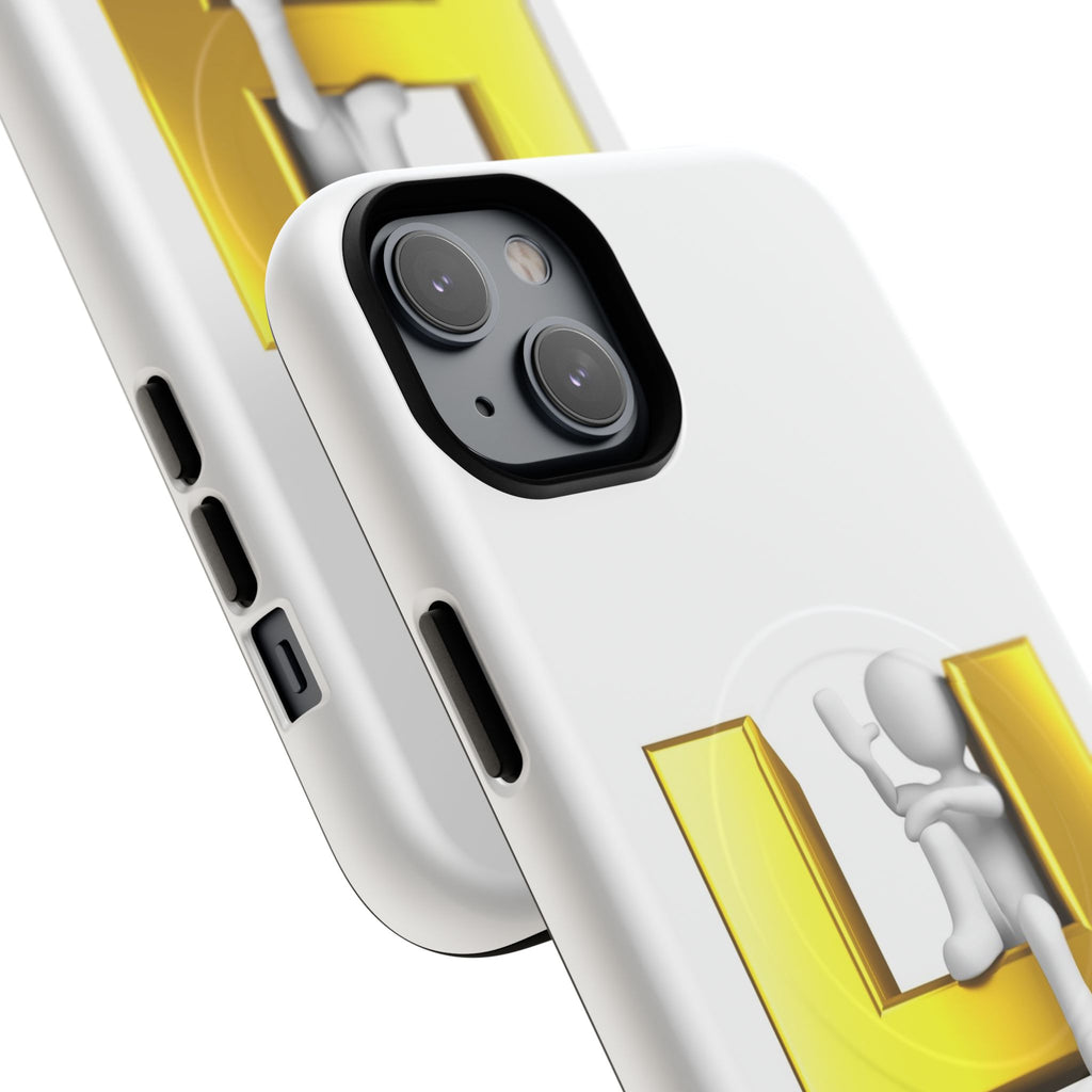Gold Letter H Climber Phone Case | Tough Magnetic Case
