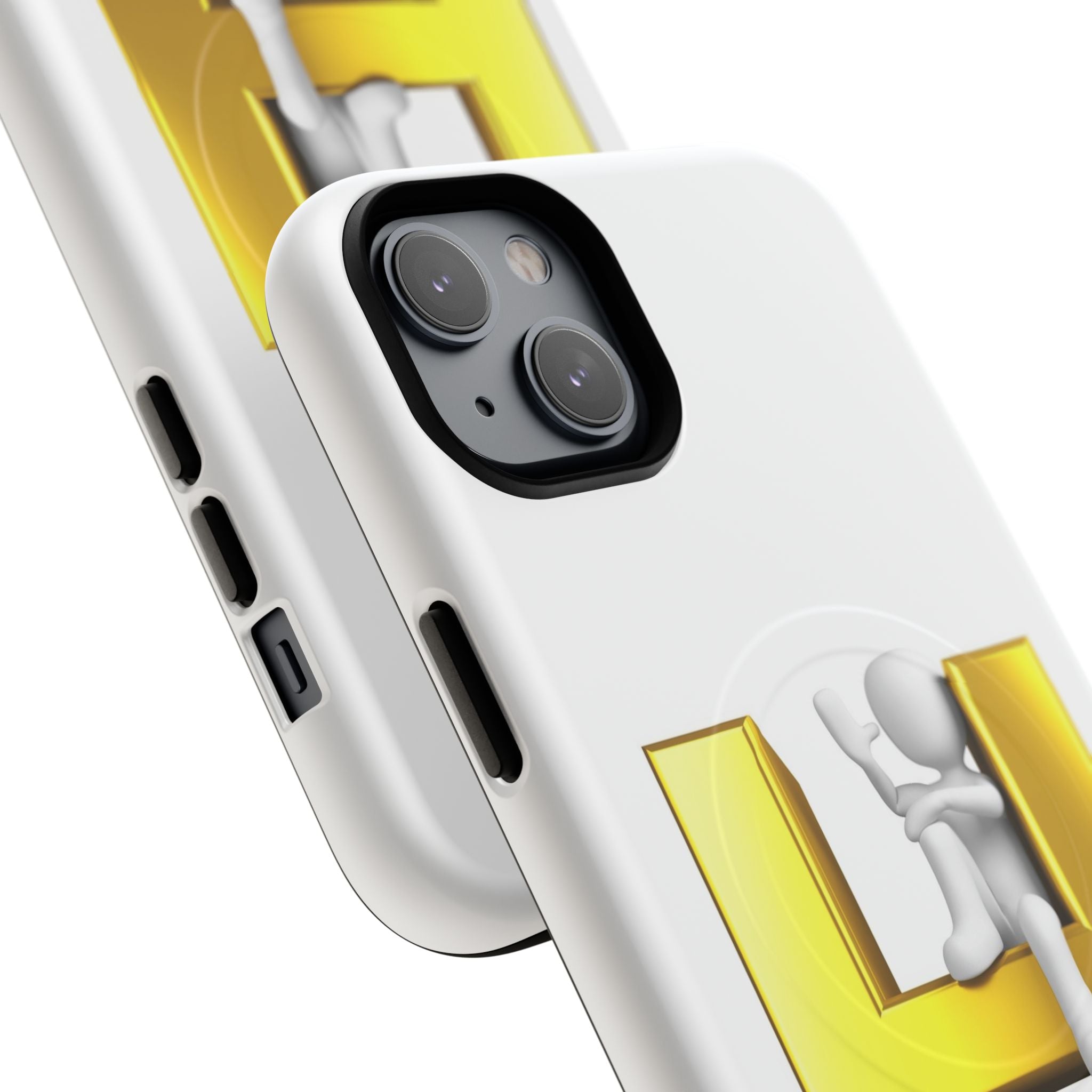 Gold Letter H Climber Phone Case | Tough Magnetic Case