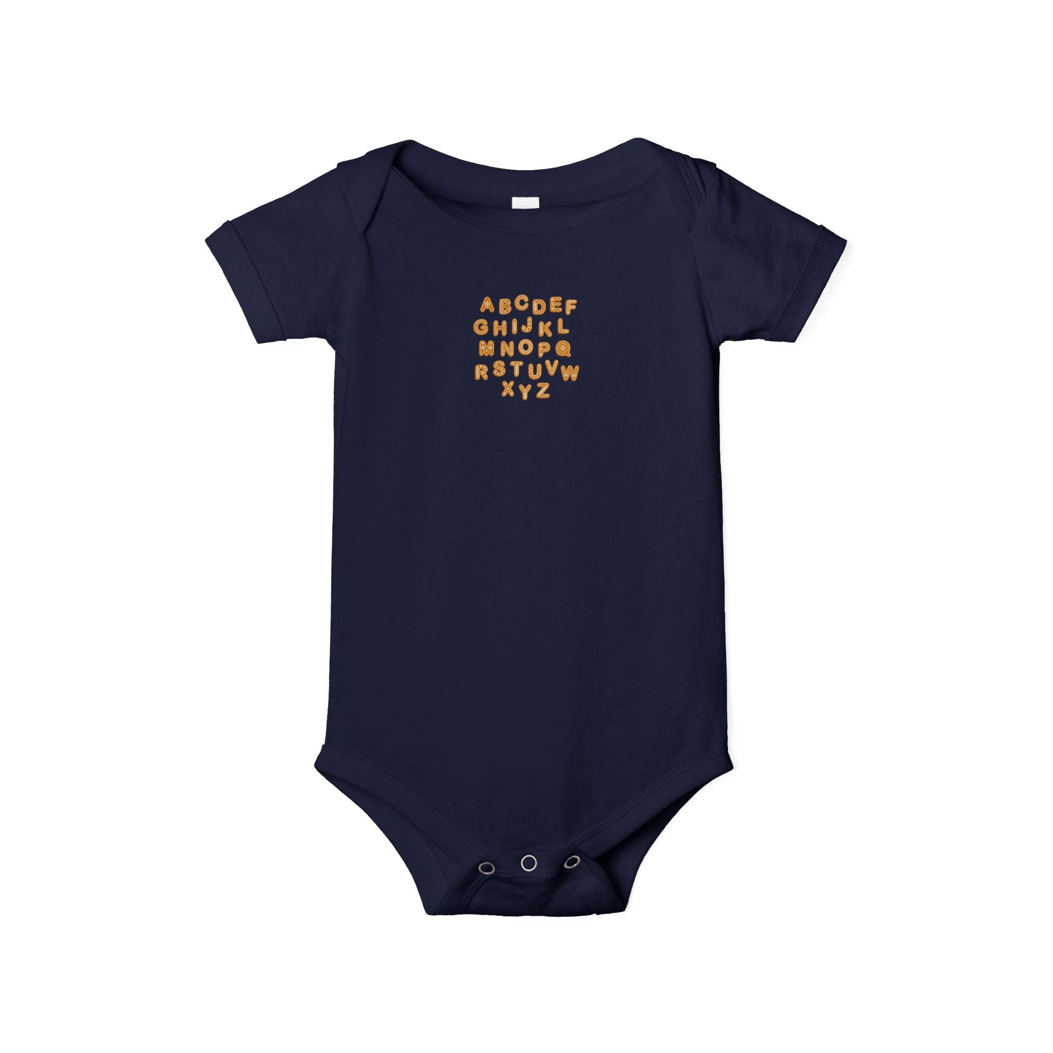 Body de bébé alphabétique manuscrit | Grenouillère