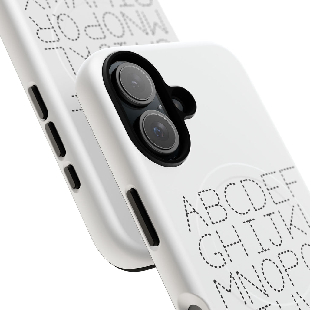 Dotted Alphabet Phone Case | Tough Magnetic Case