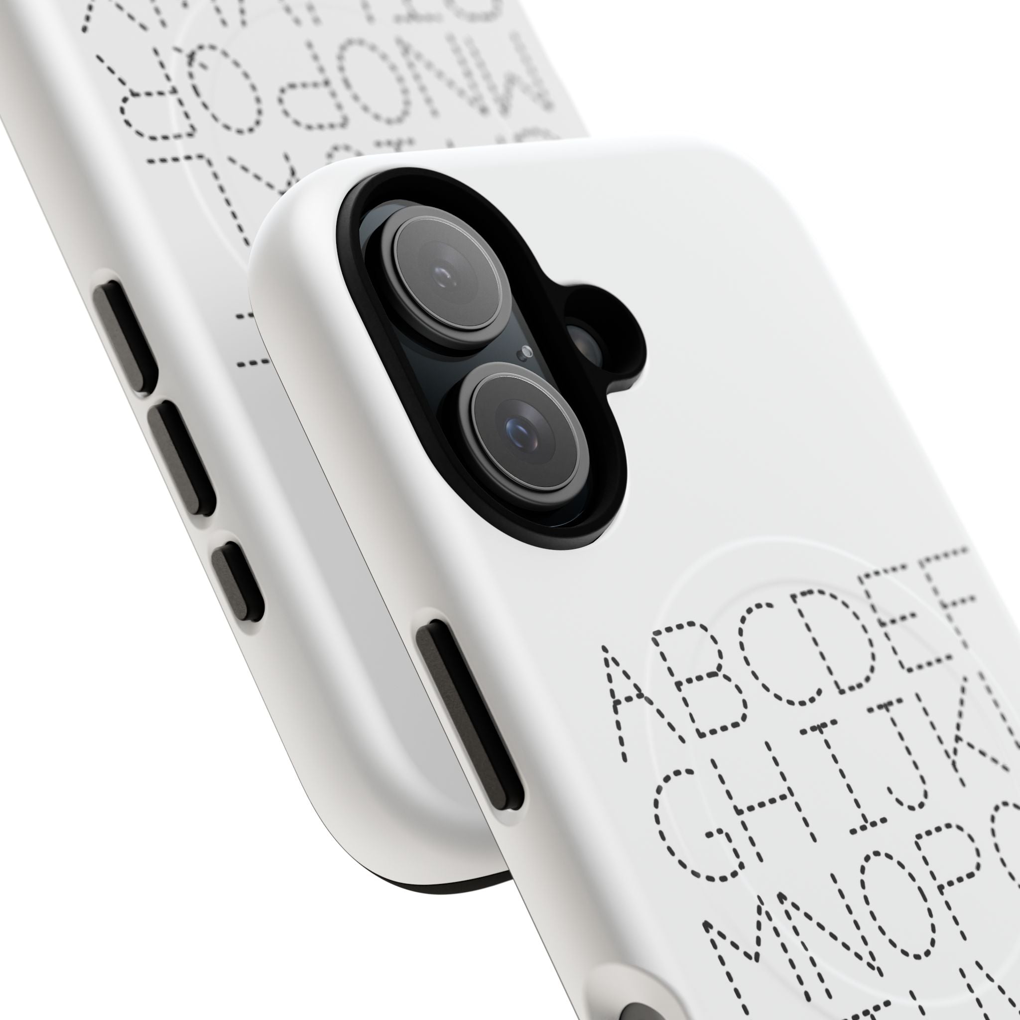 Dotted Alphabet Phone Case | Tough Magnetic Case
