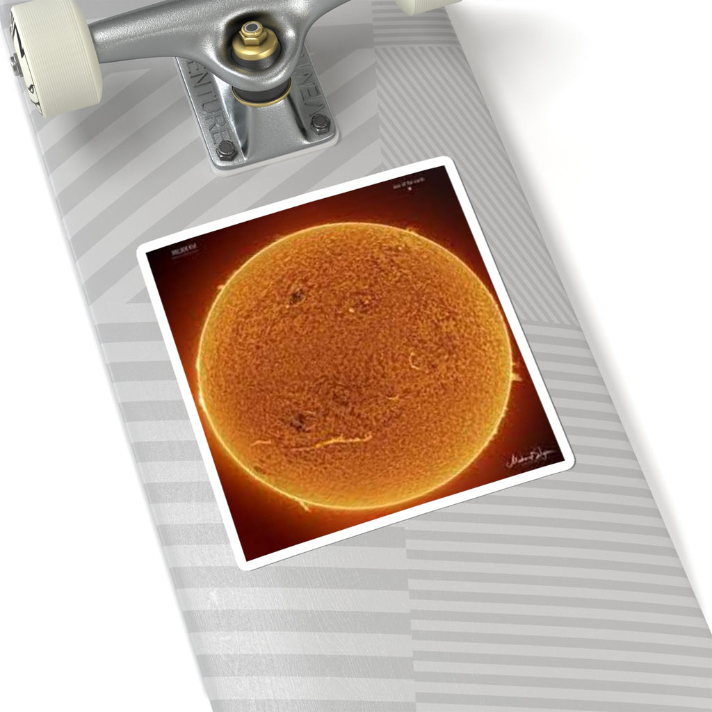 Solar Surface Sun Illustration Sticker | Kiss-Cut Sticker