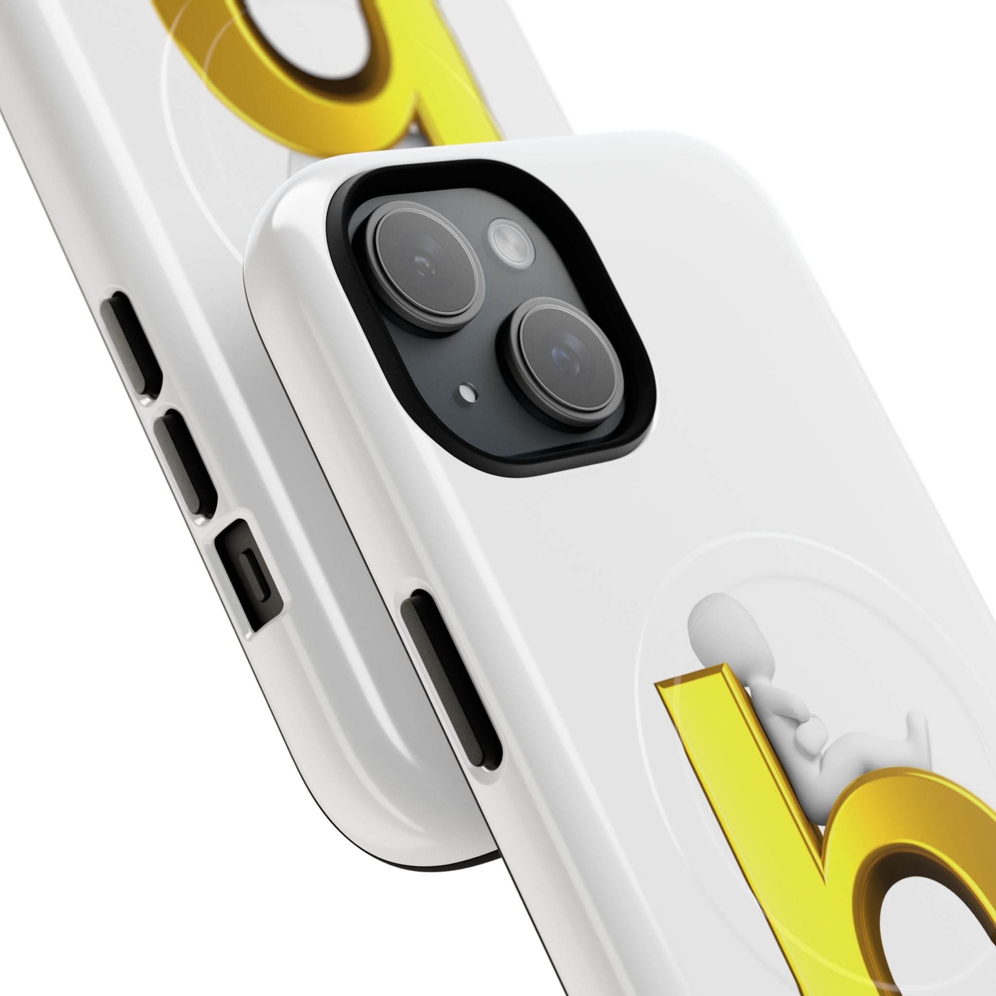 Gold Letter B Phone Case | Tough Magnetic Case