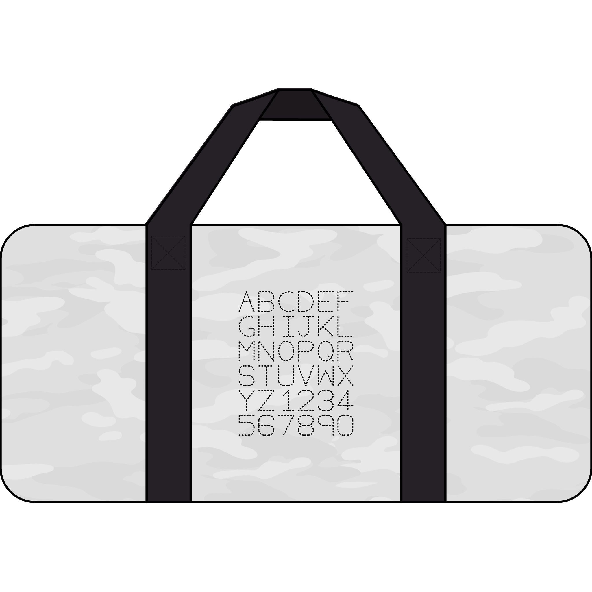 Sac de voyage/sport/week-end Tripper Duffel Camouflage avec sangle damier