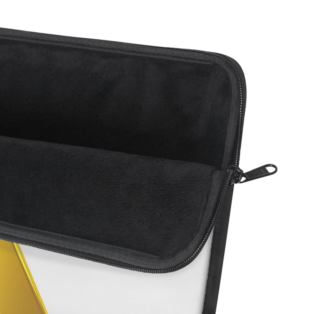 Gold Letter K Monogram Laptop Sleeve | Initial K Notebook Case