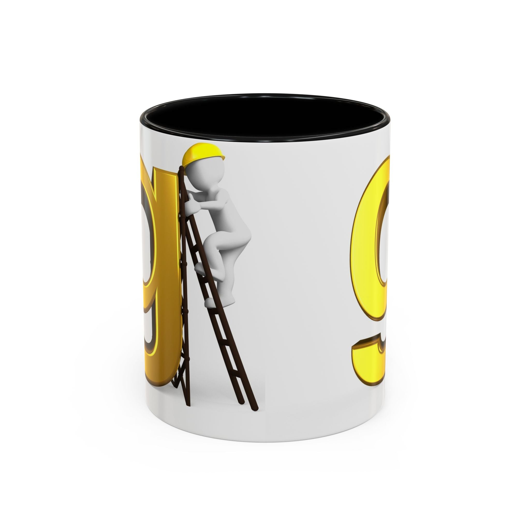 Bauarbeiter Buchstabe G Tasse | Akzent-Kaffeetasse