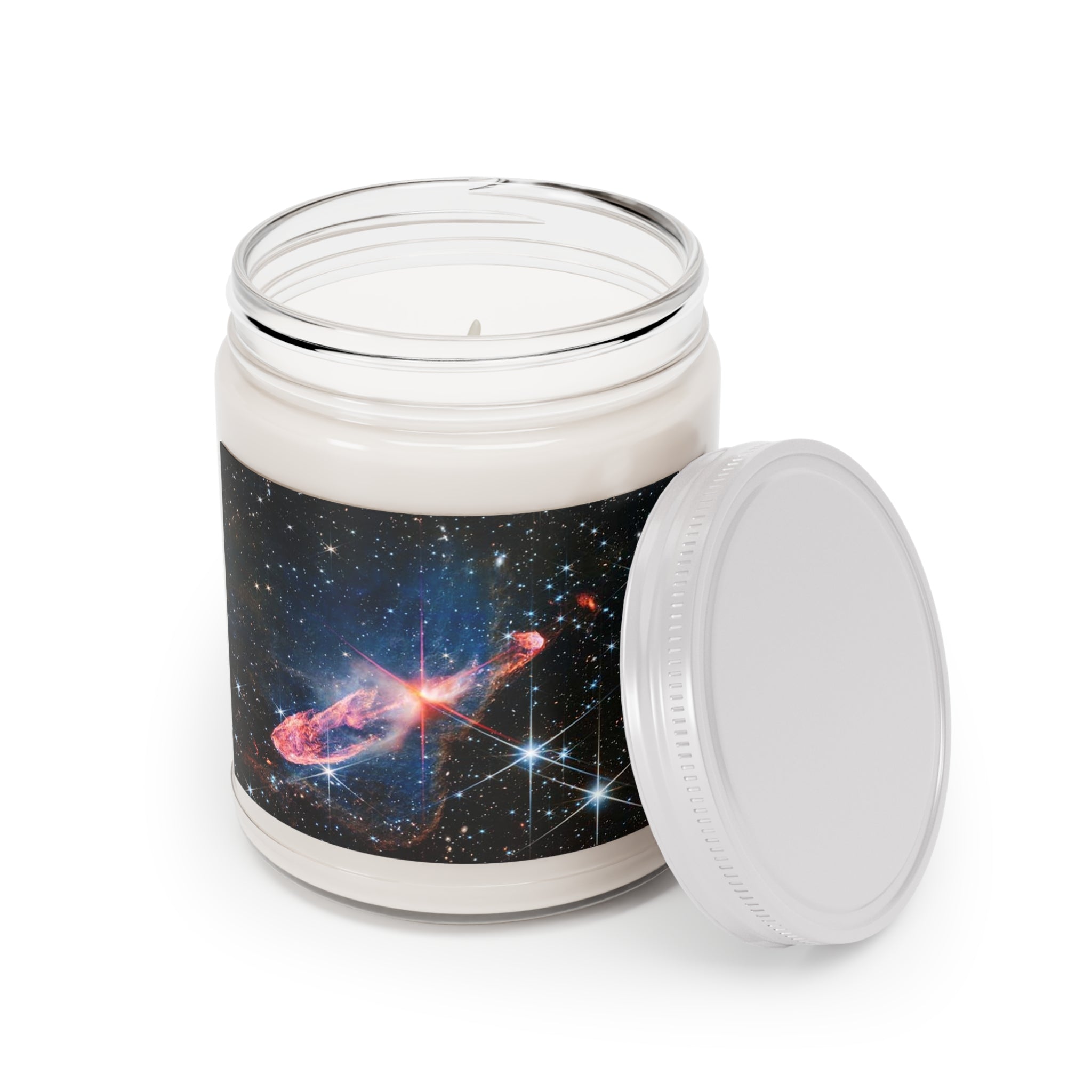Cosmic Nebula Space Art Candle | Soy Wax Candle