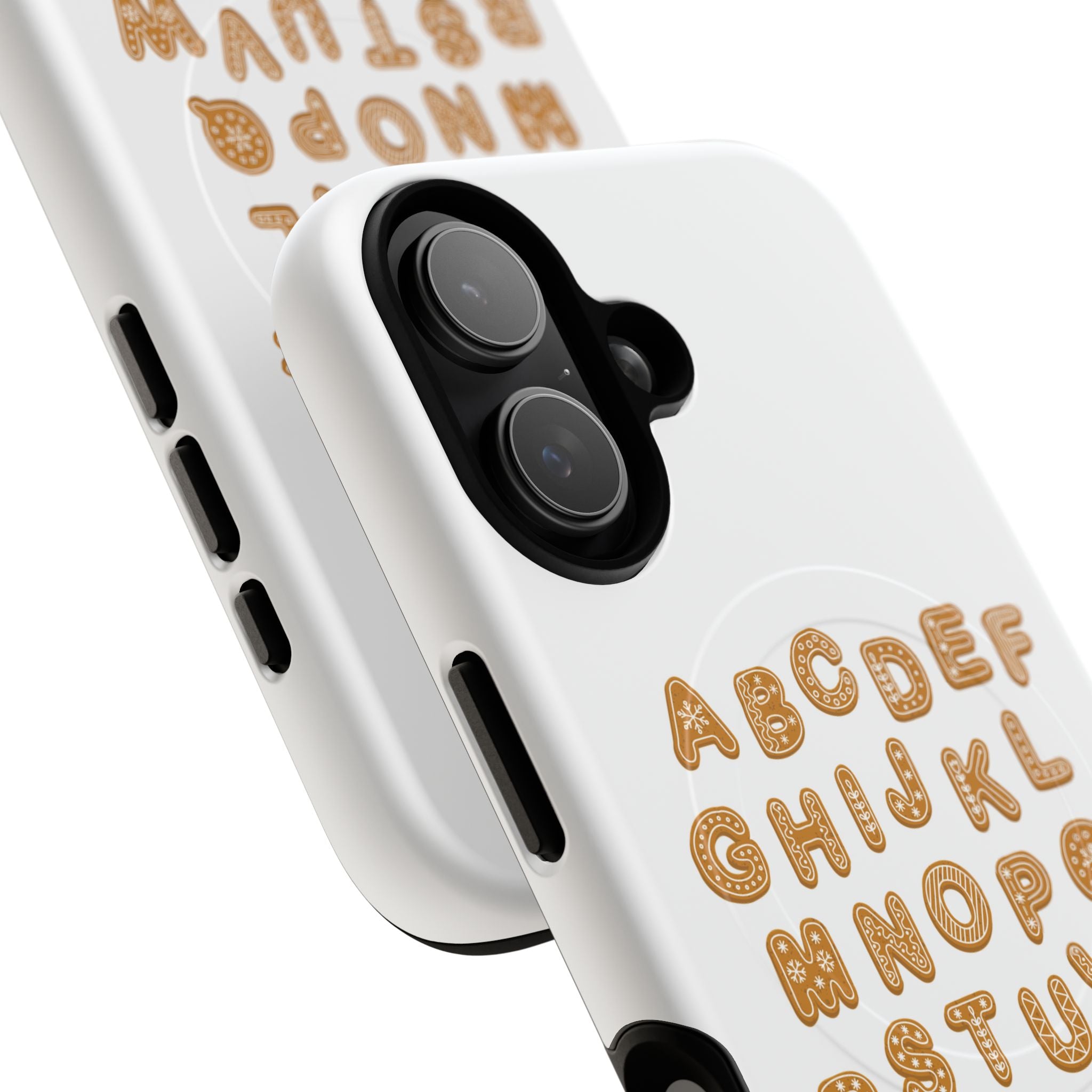 Cookie Alphabet Phone Case | Tough Magnetic Case, Cute Lettering