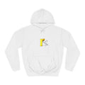 Yellow Letter R Character Hoodie | Playful Typographic Design