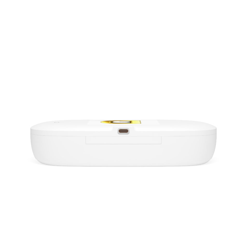 Gold Letter D Monogram UV Phone Sanitizer and Wireless Charging Pad | Initial D