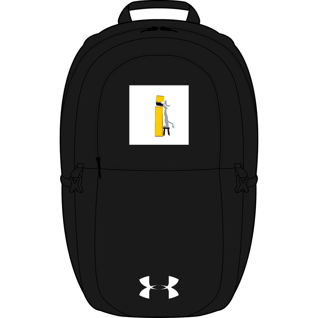 Yellow Letter i Backpack | Embroidered School Bag