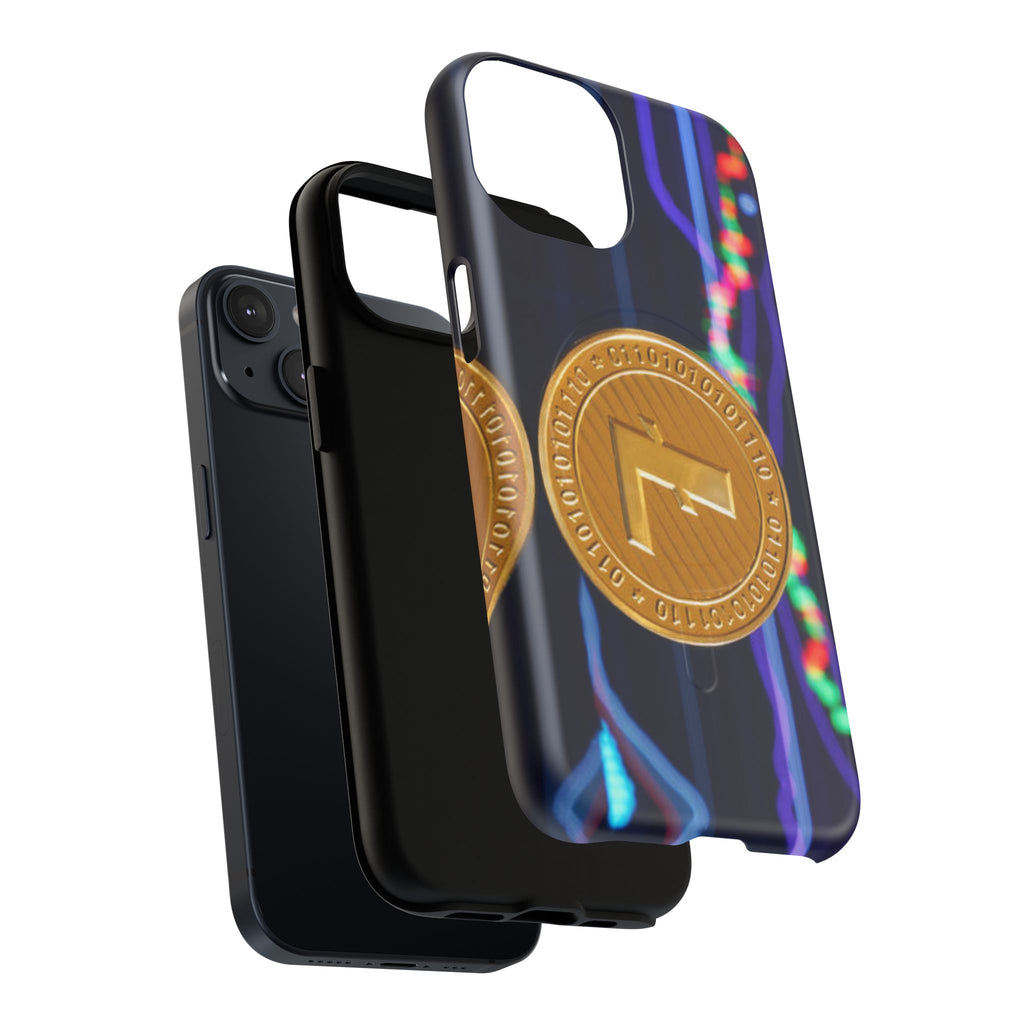 Litecoin Crypto Coin Phone Case | Tough Magnetic Case, Blockchain Design