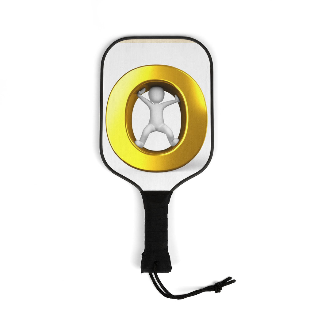 Golden Letter O Pickleball Paddle Set | Pickleball Kit