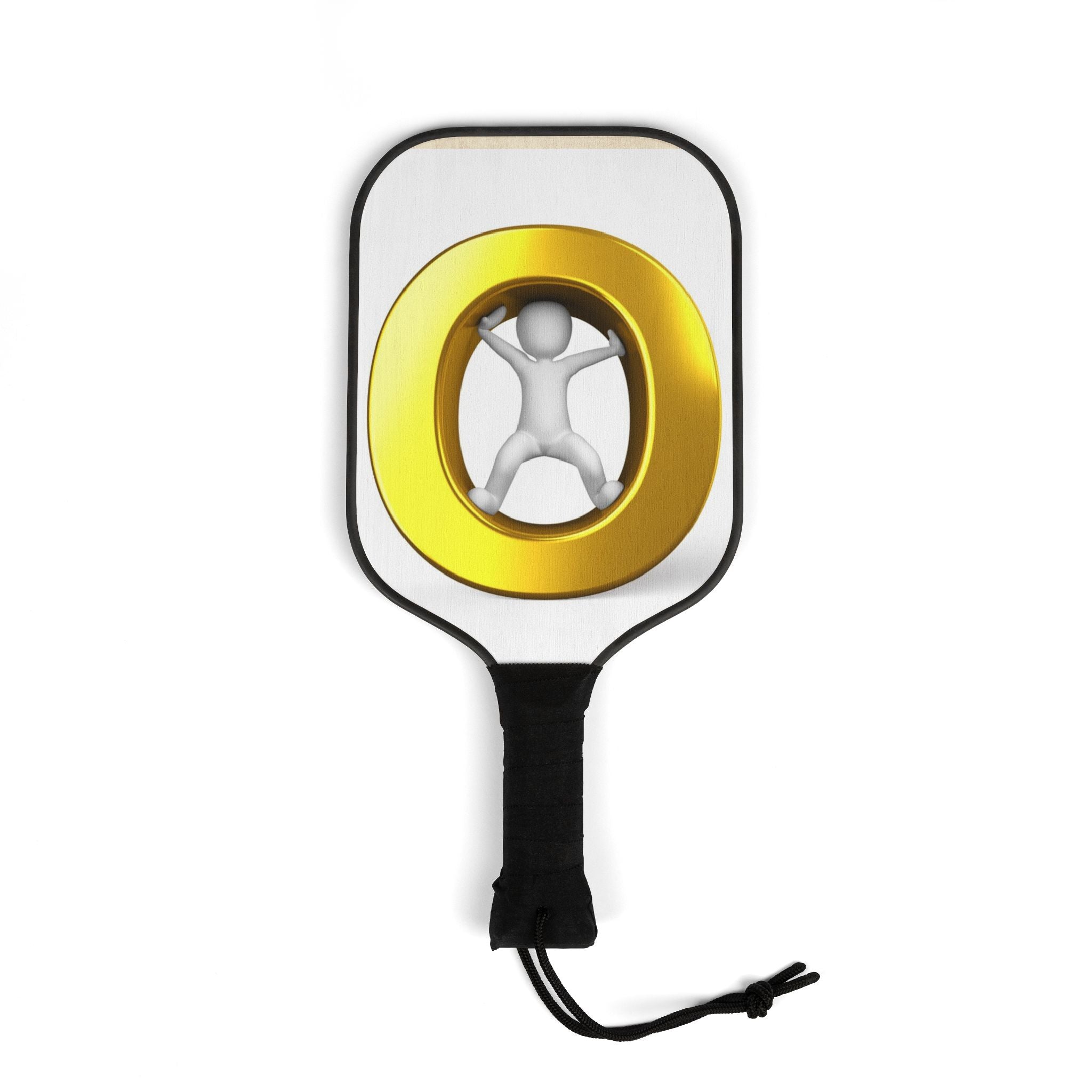 Golden Letter O Pickleball Paddle Set | Pickleball Kit