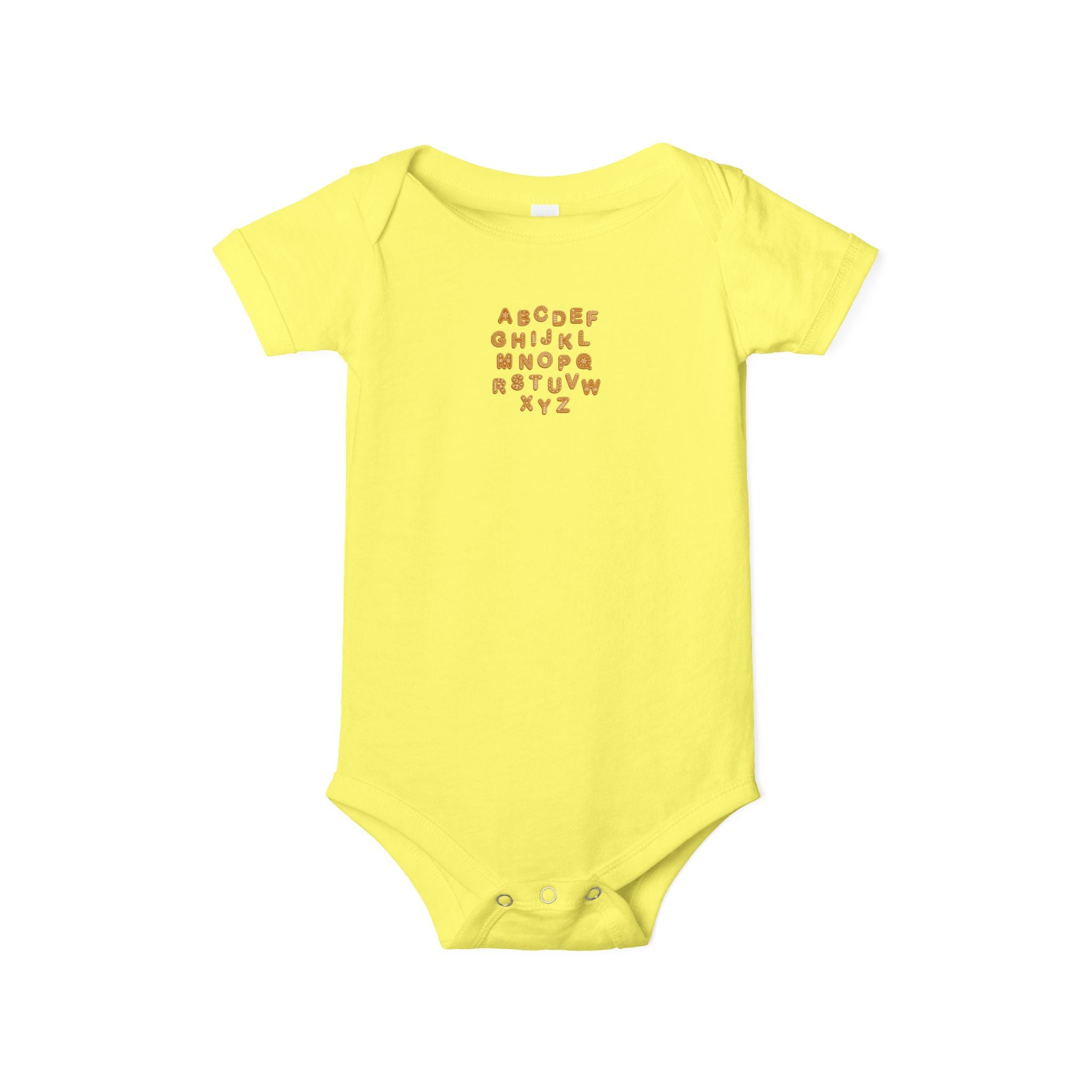 Body de bébé alphabétique manuscrit | Grenouillère