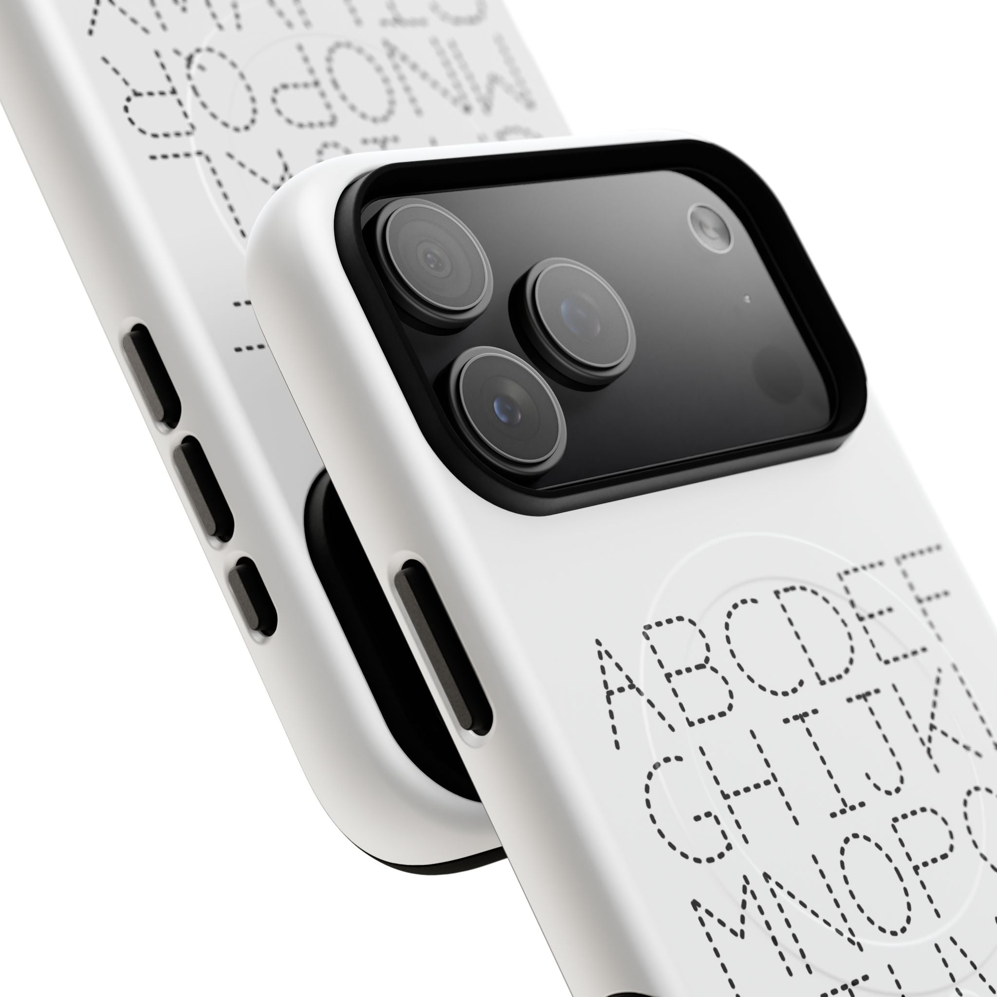 Dotted Alphabet Phone Case | Tough Magnetic Case