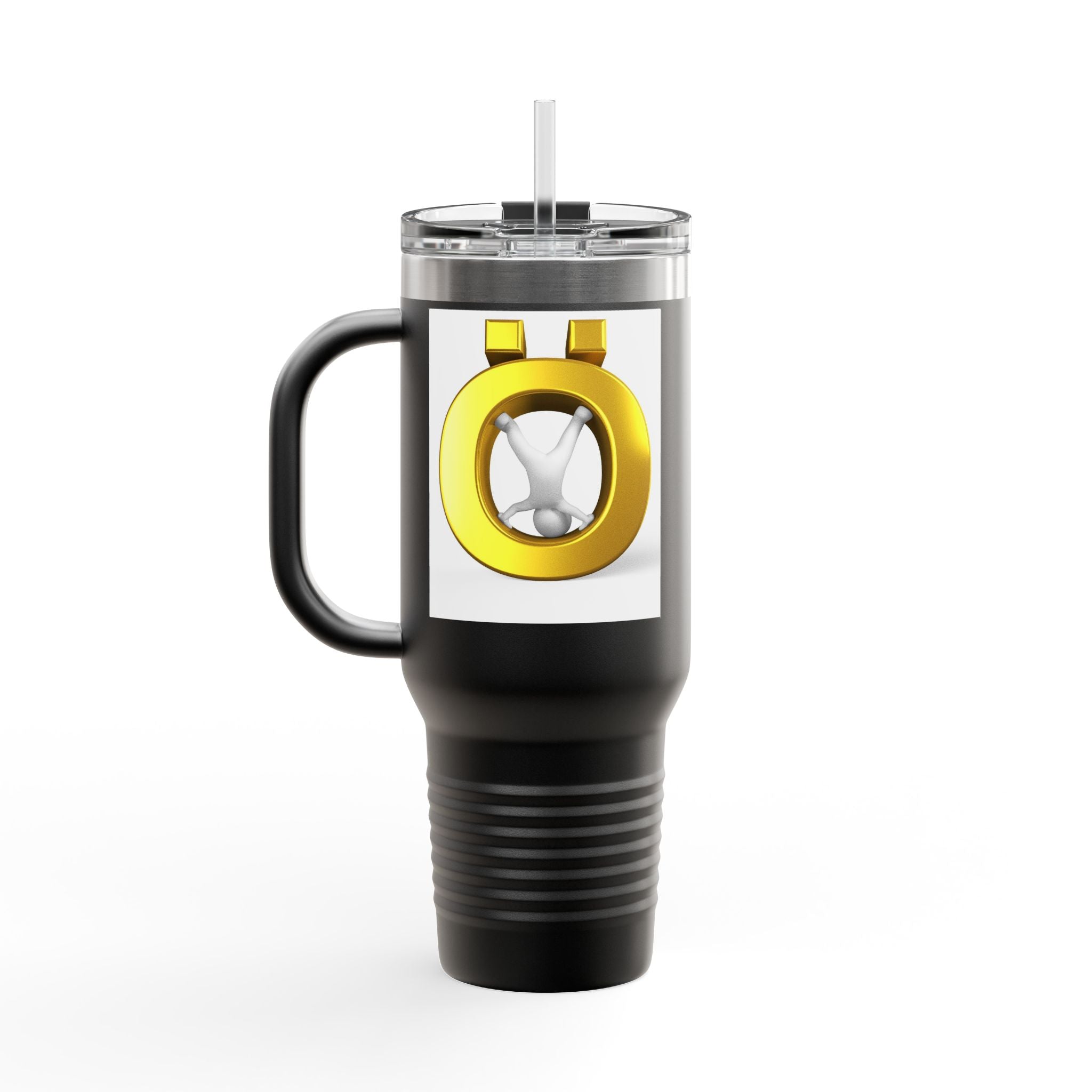 Gold Letter Ö Travel Mug | 40oz Insulated Tumbler