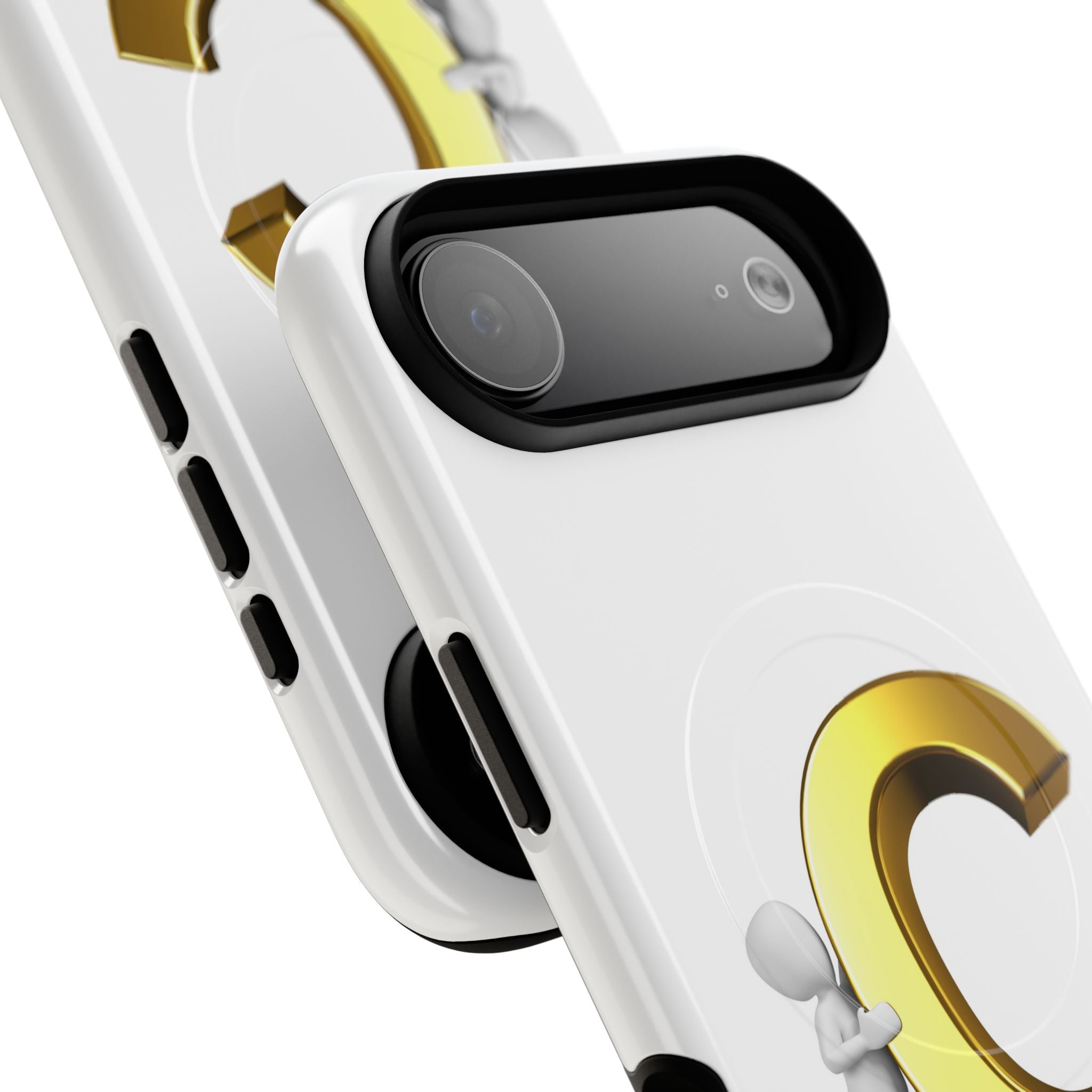Gold Letter C Monogram Phone Case | Tough Magnetic Case