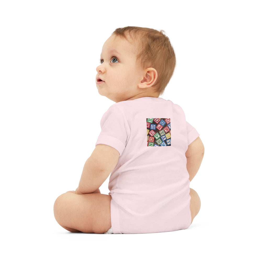 Colorful Alphabet Blocks Infant One Piece | Baby Bodysuit