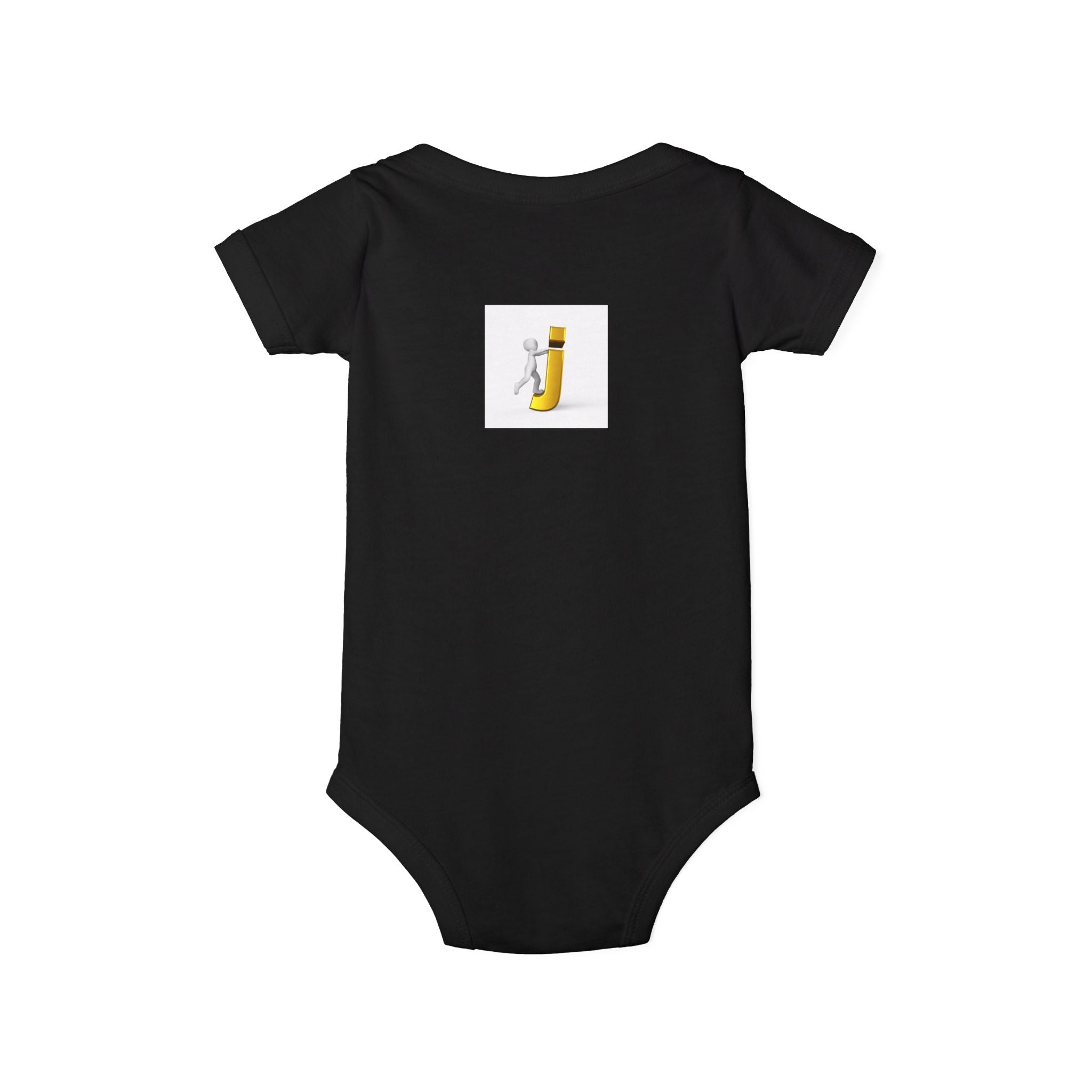Figure Riding Letter J | Infant One Piece | Cute Bodysuit