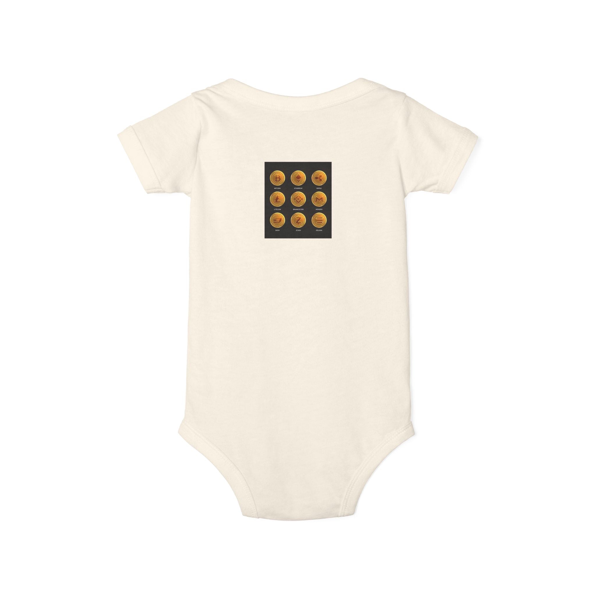 Cryptocurrency Coins Infant One Piece | Fall Baby Bodysuit