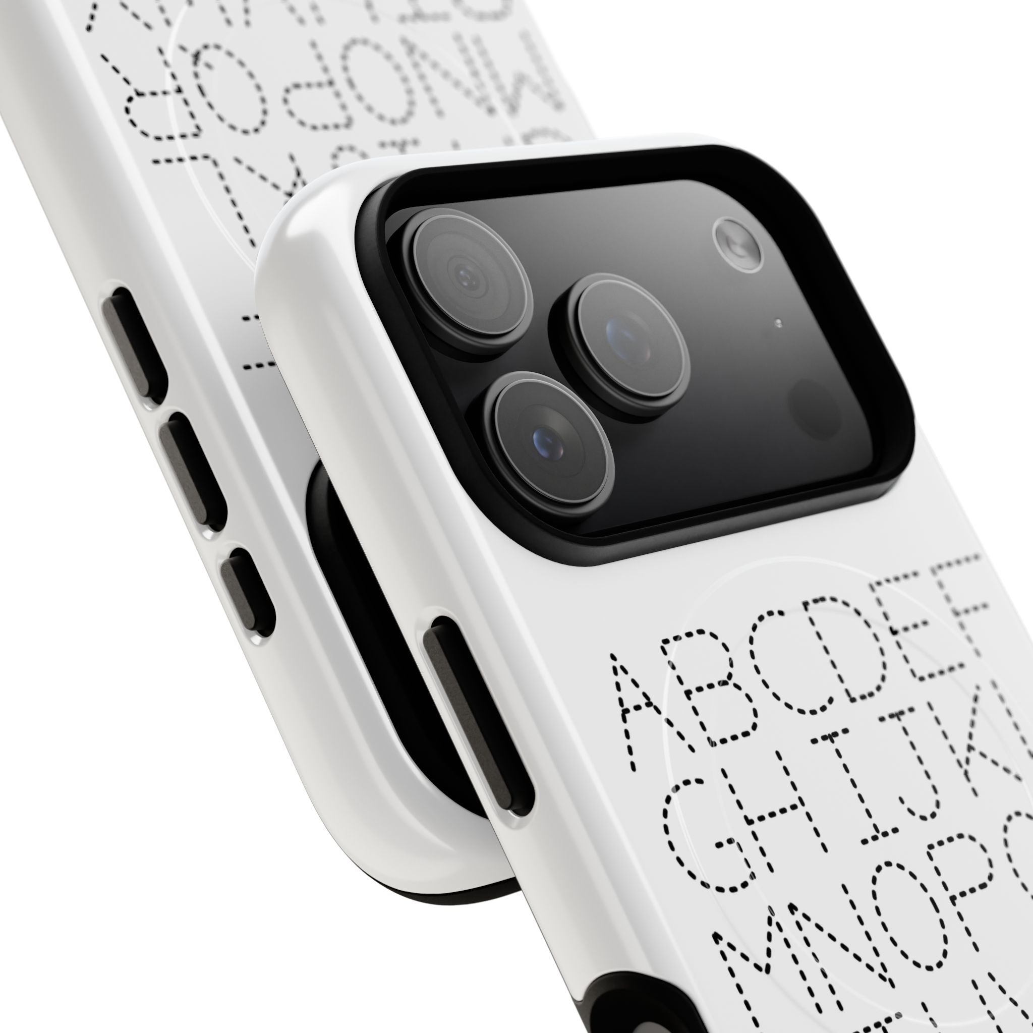 Dotted Alphabet Phone Case | Tough Magnetic Case