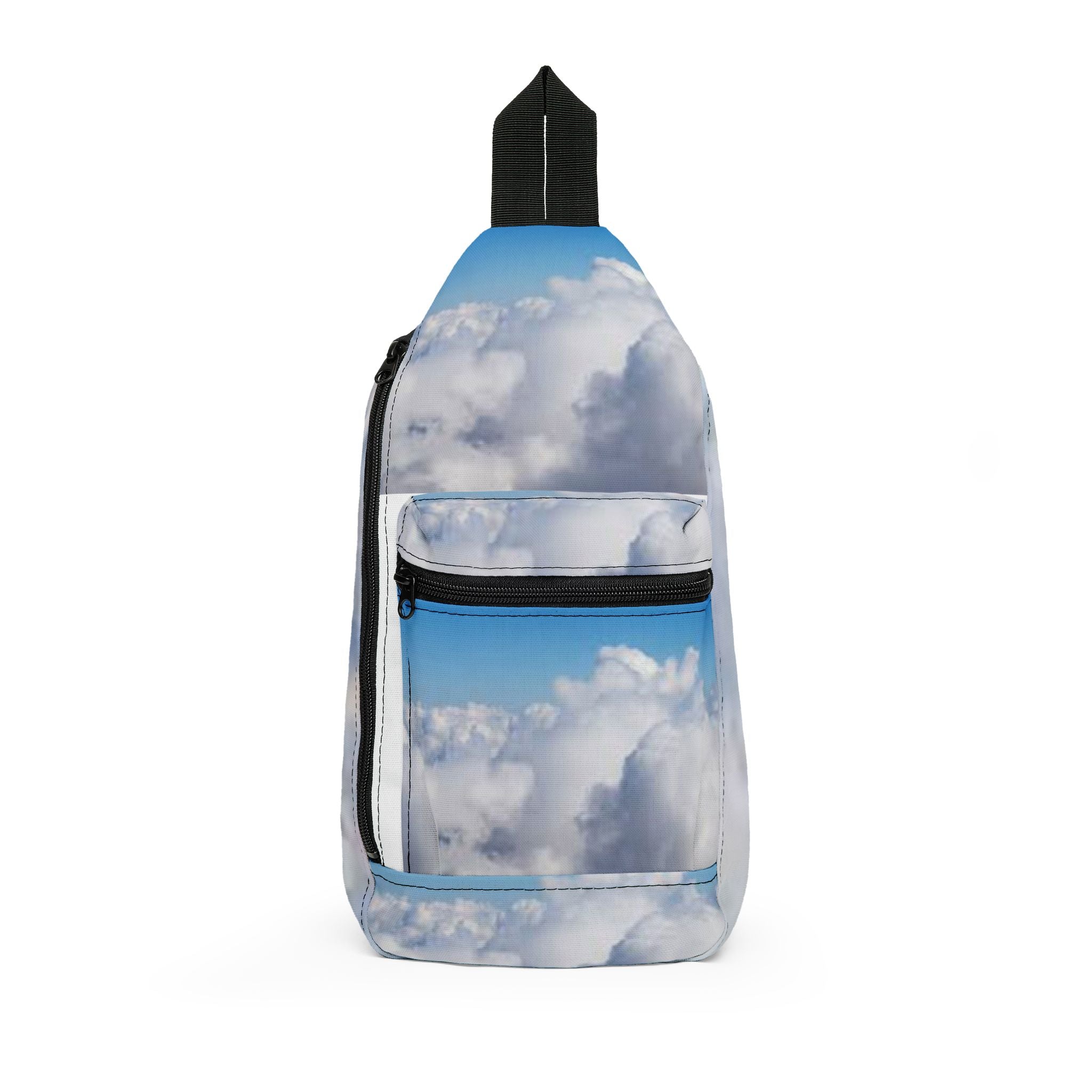 Blue Sky Clouds Sling Bag | Cloud Print Crossbody Pack