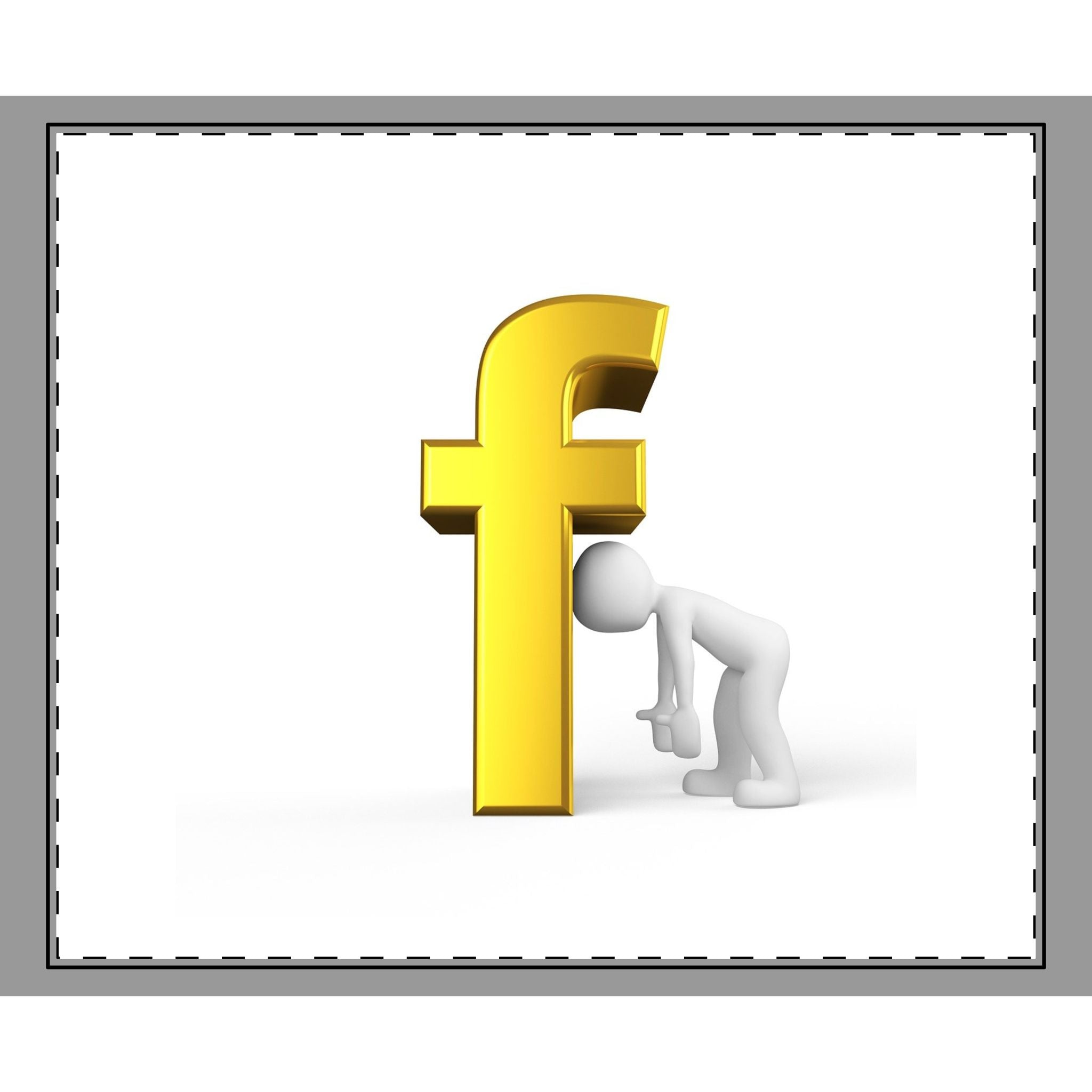 Woven-Style Coverlet | 3D Gold Letter F