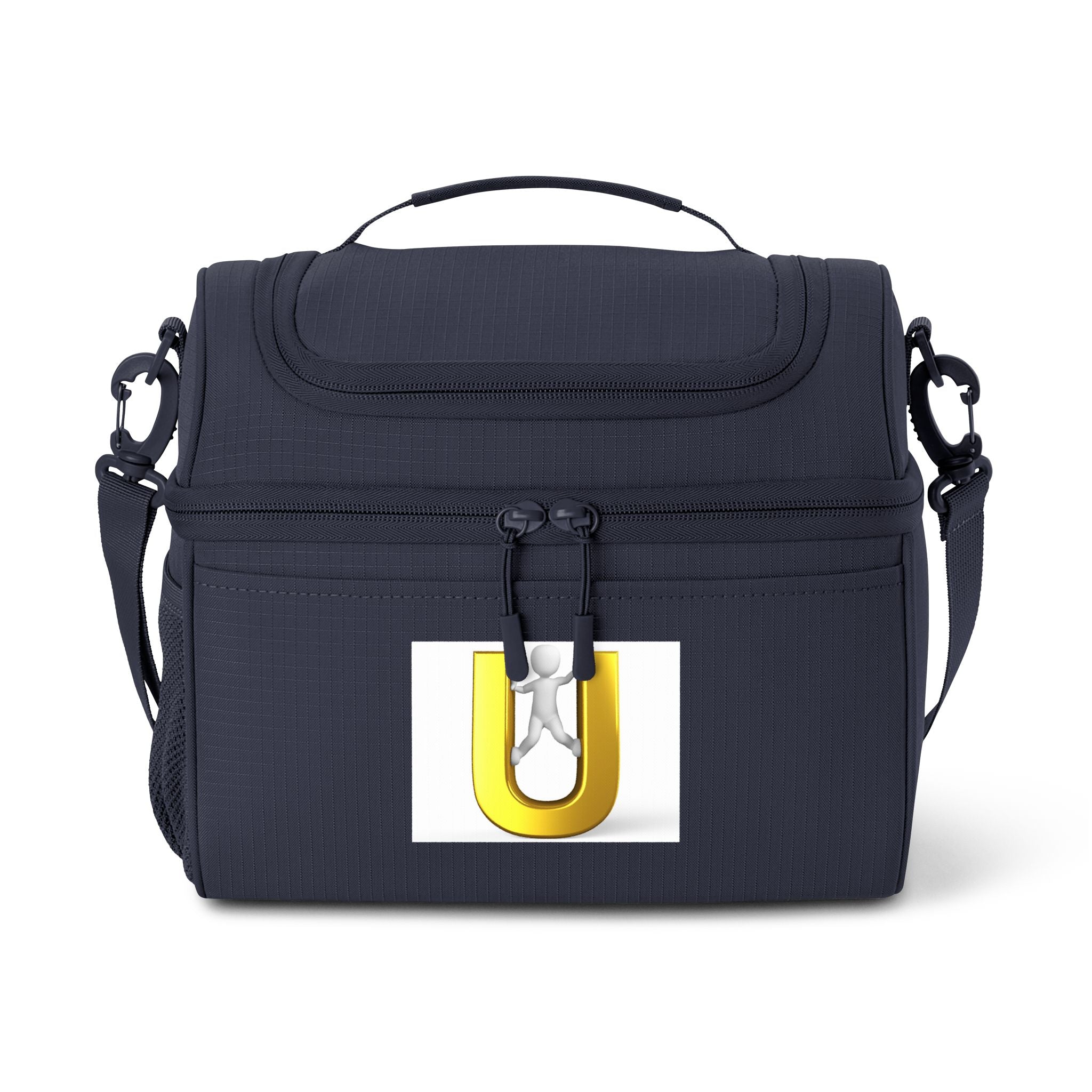 Yellow Letter U Logo Cooler Bag | Insulated Lunch Tote