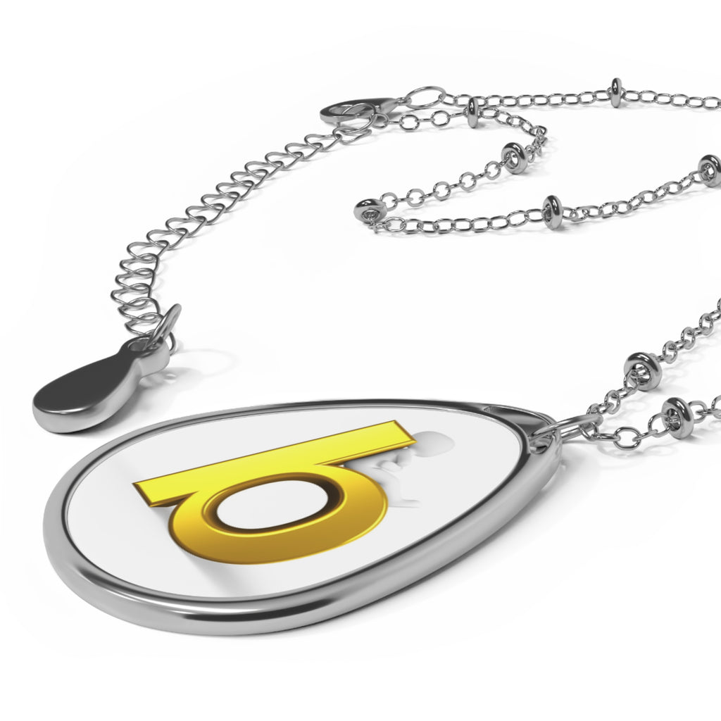 Gold Letter 'b' Oval Necklace – Personalized Initial Pendant Jewelry