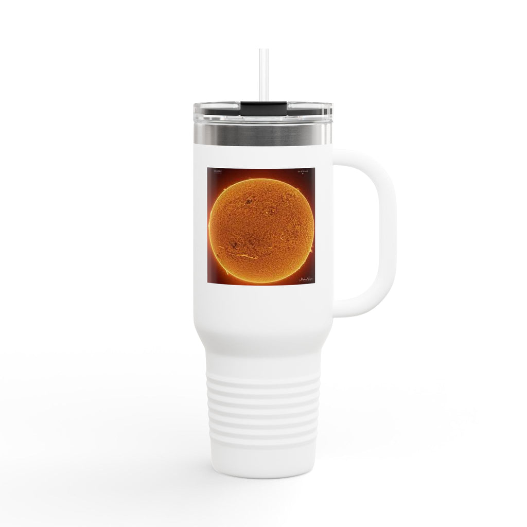 Sun Photo Travel Mug 40oz | Solar Disc Stainless Insulated Tumbler