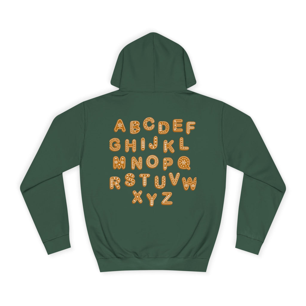 Cookie Alphabet Hoodie | Letters A to Z Cookie Font Sweatshirt