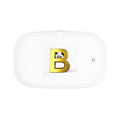 Gold Letter B Design UV Phone Sanitizer and Wireless Charging Pad