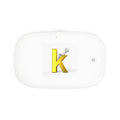 Yellow Letter K monogram Wireless Charging Pad | UV Phone Sanitizer
