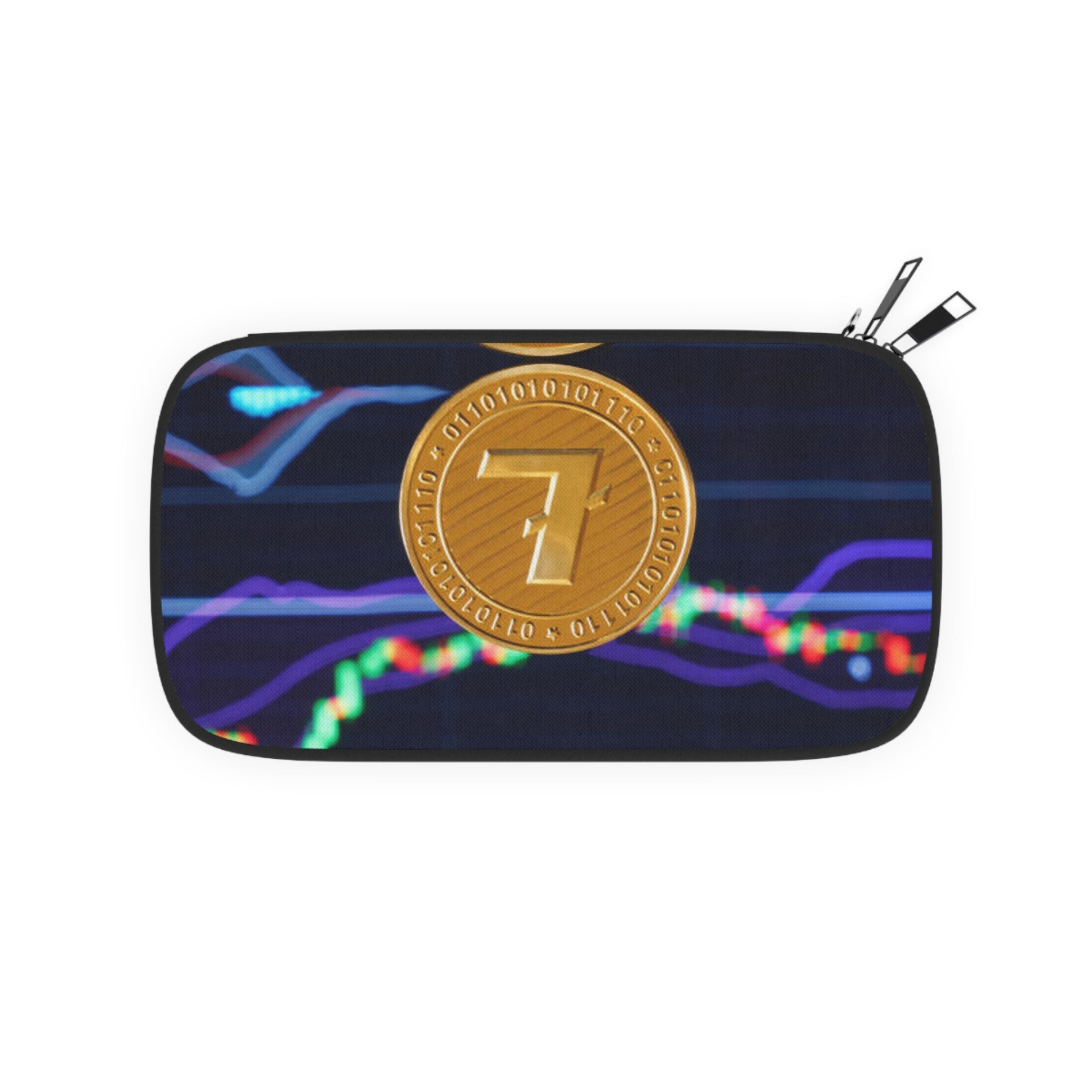 Cryptocurrency Coin Passport Wallet | Crypto Trading Graphs Design