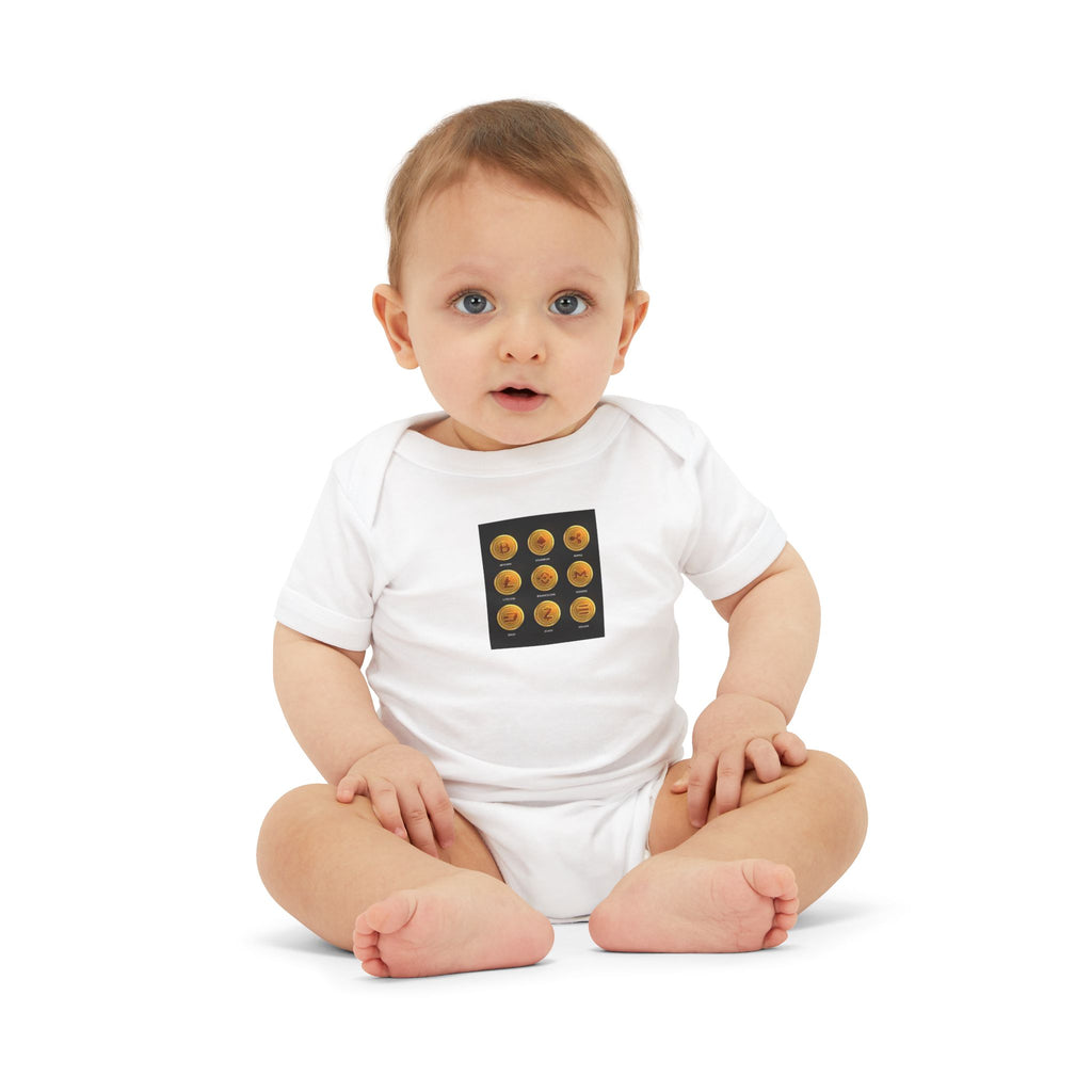 Cryptocurrency Coins Infant One Piece | Fall Baby Bodysuit