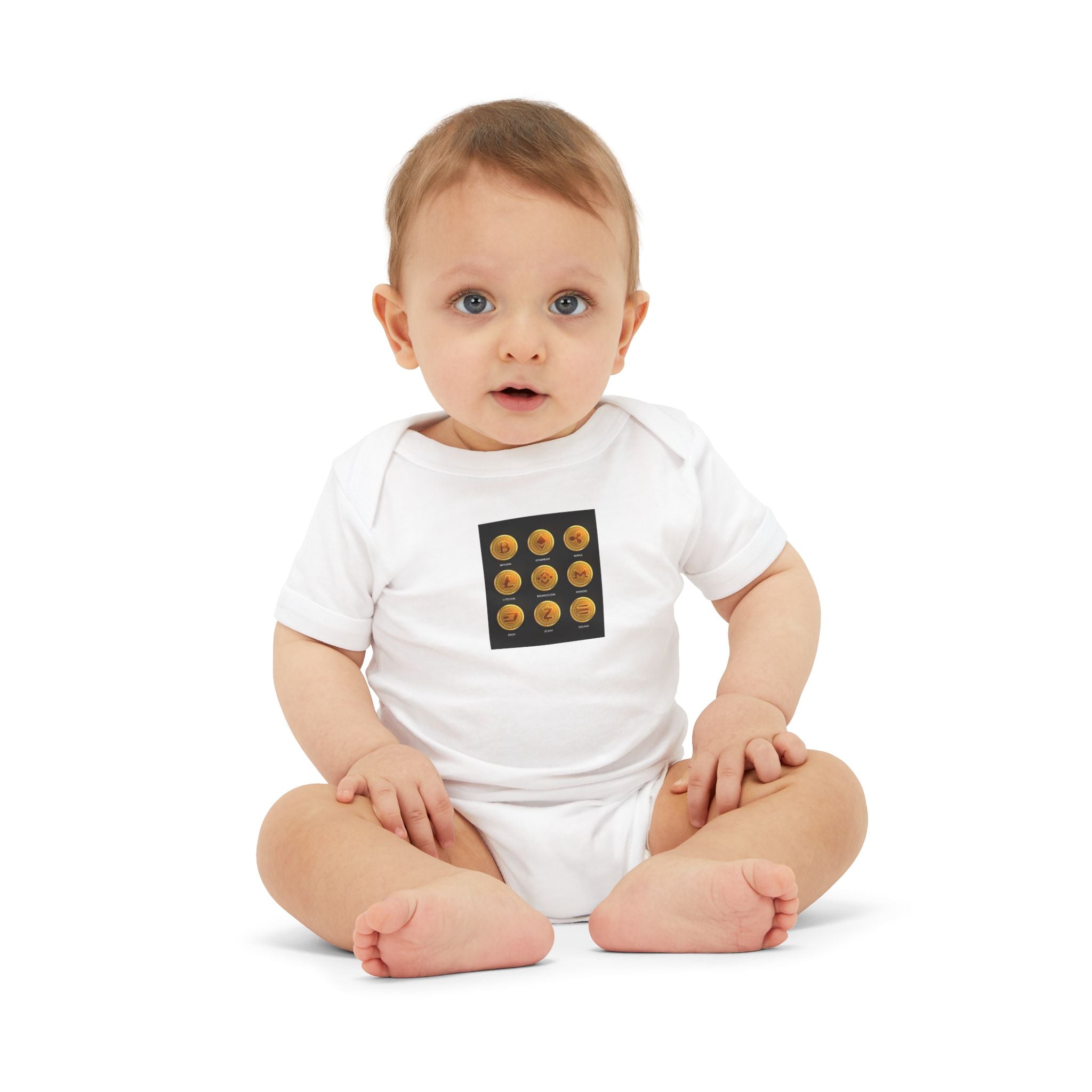 Cryptocurrency Coins Infant One Piece | Fall Baby Bodysuit