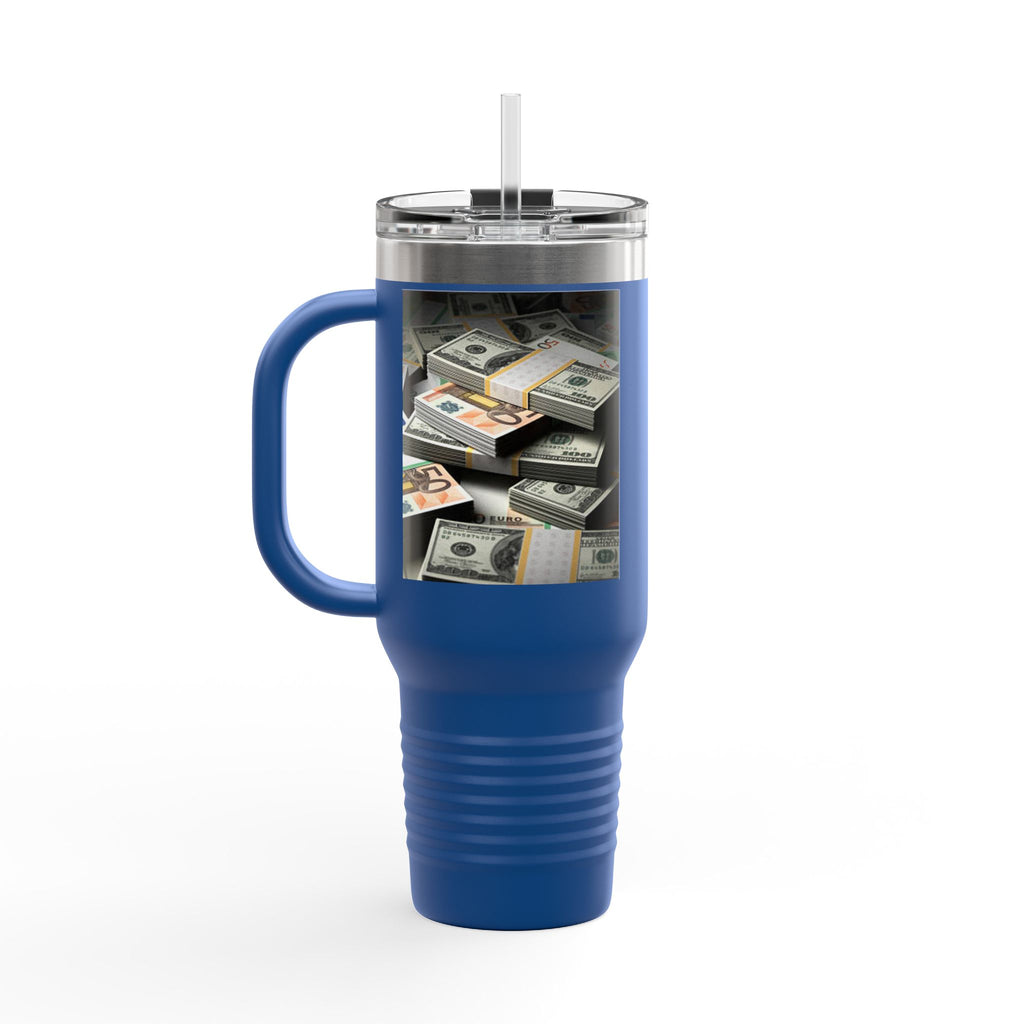 Stacked Cash Money design Insulated Travel Mug | 40oz
