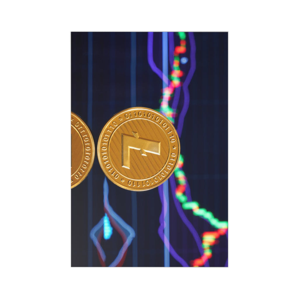 Litcoin Chart Postcards